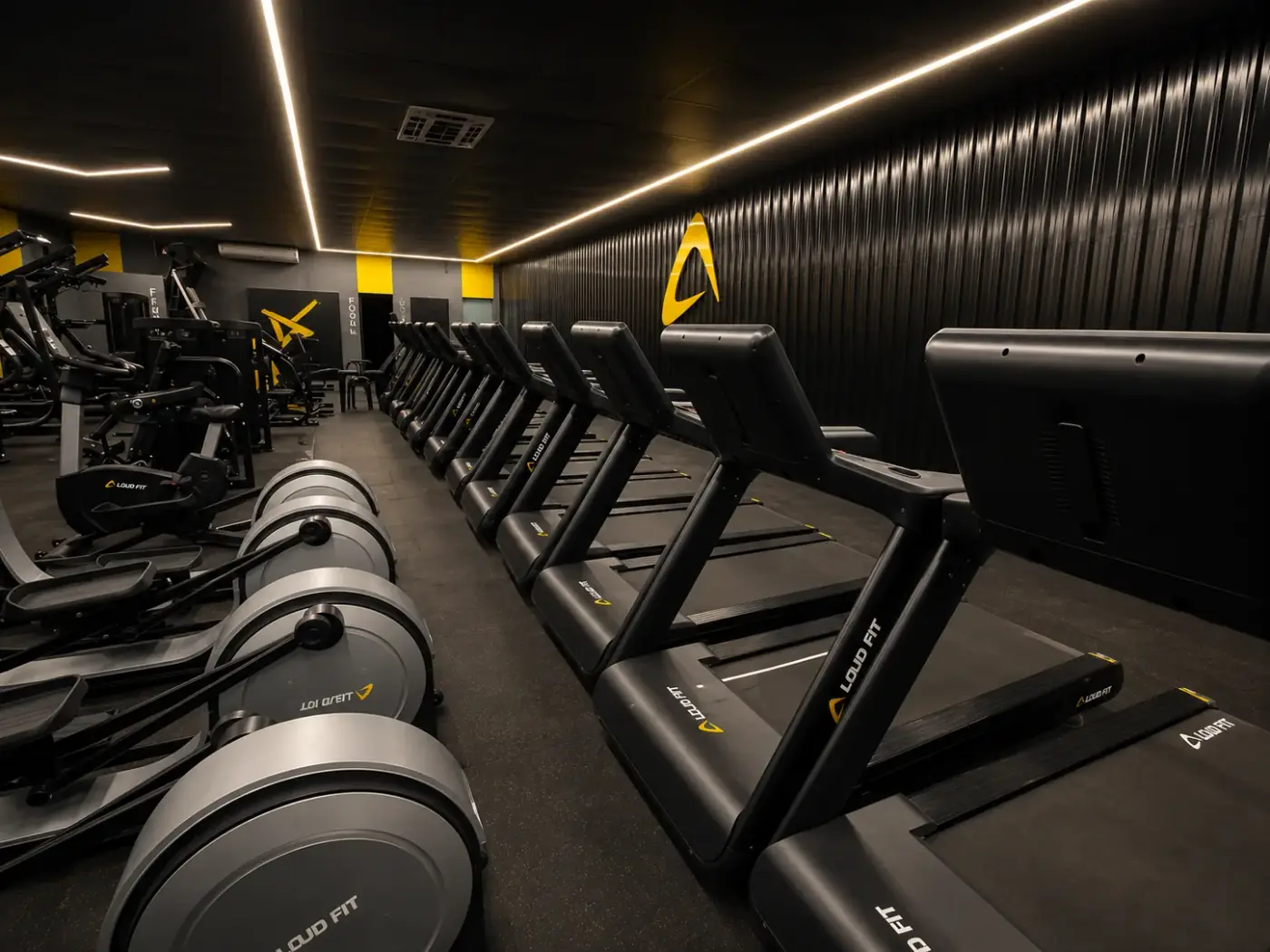 Área de cardio da unidade Loud Fit Ipiranga SP